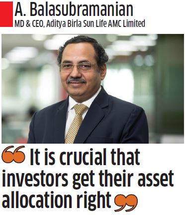 "It is crucial that investors get their asset allocation right"