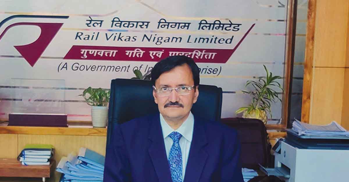 In an interaction with Sanjeeb Kumar Director Finance, Rail Vikas Nigam Limited
