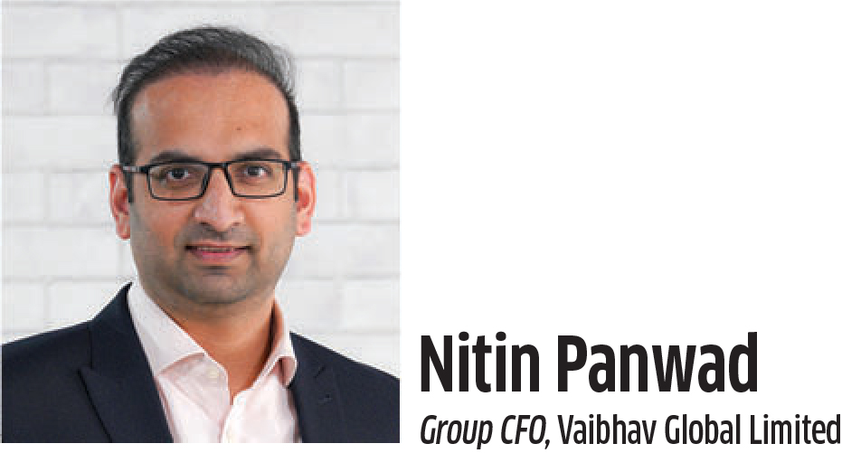 In an interaction with Nitin Panwad Group CFO, Vaibhav Global Limited