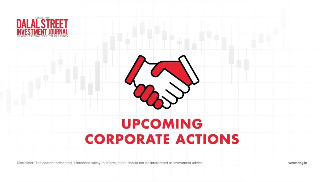 Corporate Actions Heating Up with Dividends, Stock Splits, and Rights Issues This Week