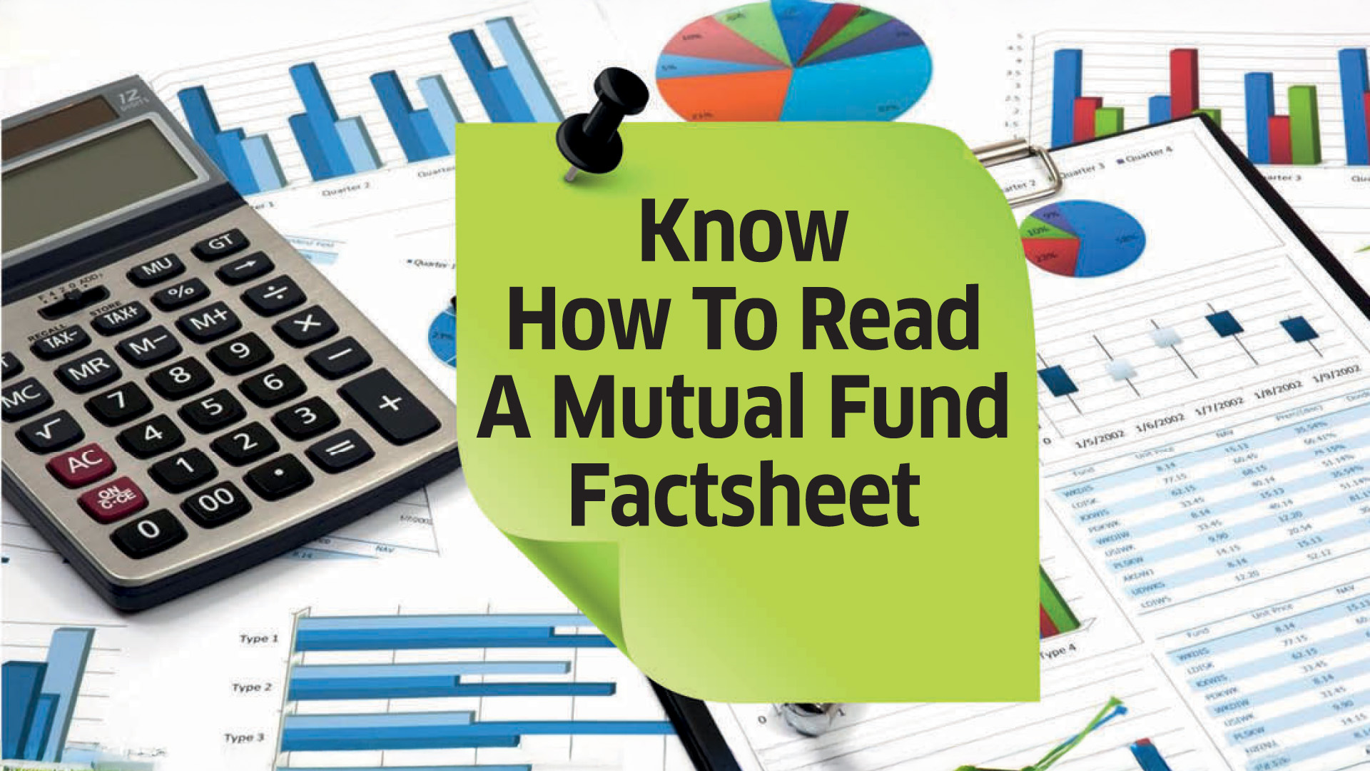 Know How To Read A Mutual Fund Factsheet
