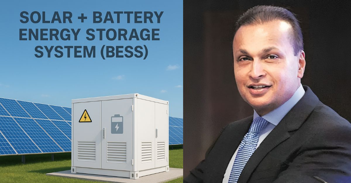 Reliance Group-Backed Power Stock Under Rs 50; Company Wins 350 MW Solar Power &175 Mw/700 MWH Battery Energy Storage System Project in SJVN Auction