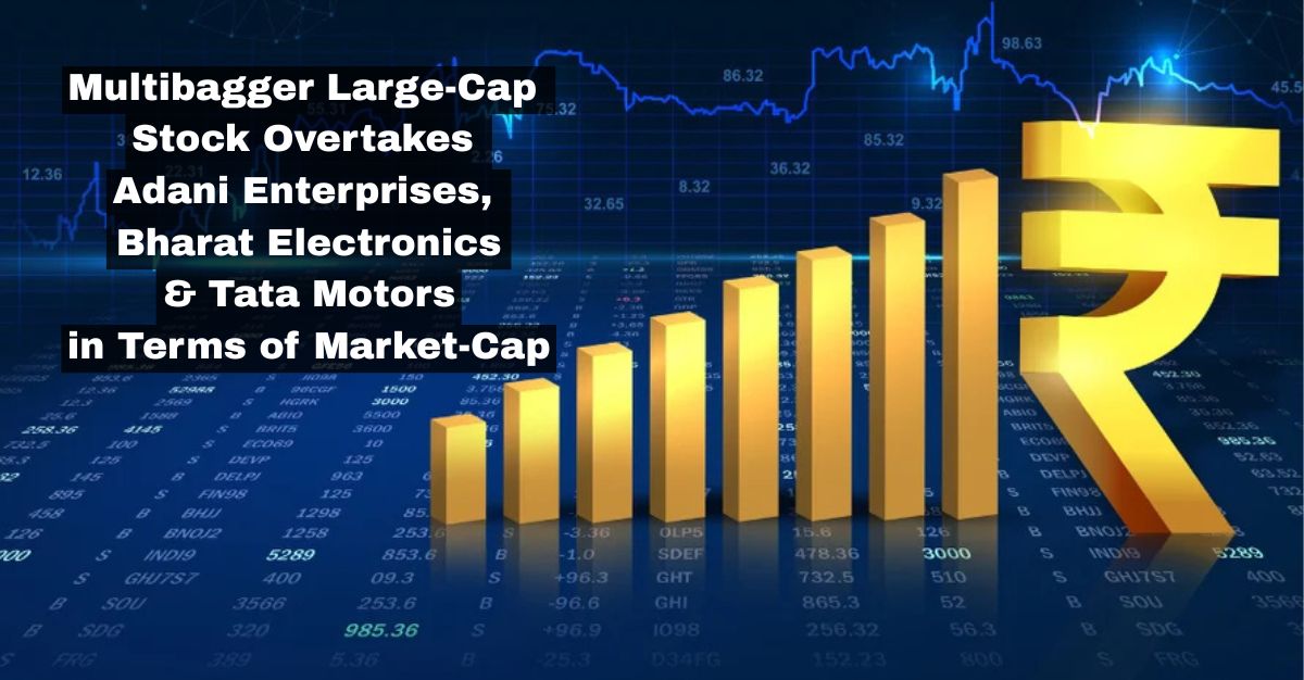 DIIs bought 29,20,91,819 shares: Multibagger large-cap stock overtakes Adani Enterprises, Bharat Electronics & Tata Motors in terms of market cap