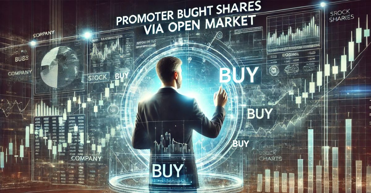 Promoter bought 16,36,470 shares of this penny stock under Rs 50 via OPEN MARKET; Details inside!