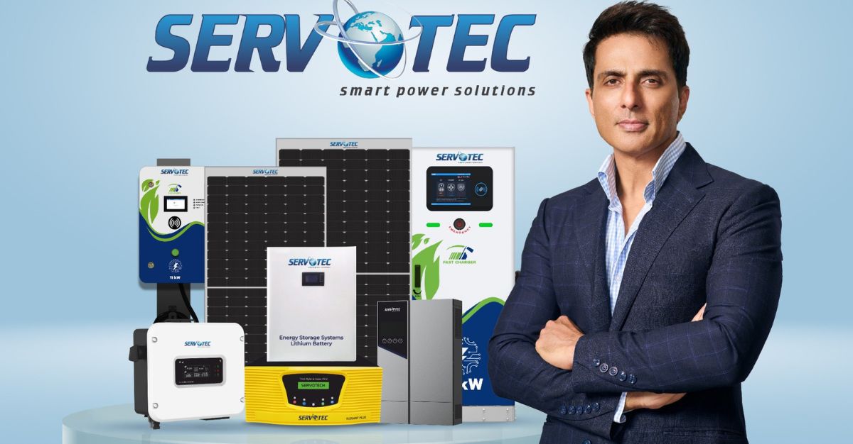 EV-Charger Manufacturer & Solar Solution Provider-Servotech Renewable appoints Sonu Sood as its Global Brand Ambassador
