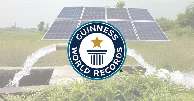 Solar pumps manufacturer delivers 17% of total installations in MSEDCL’s Guinness World Record solar pump initiative!