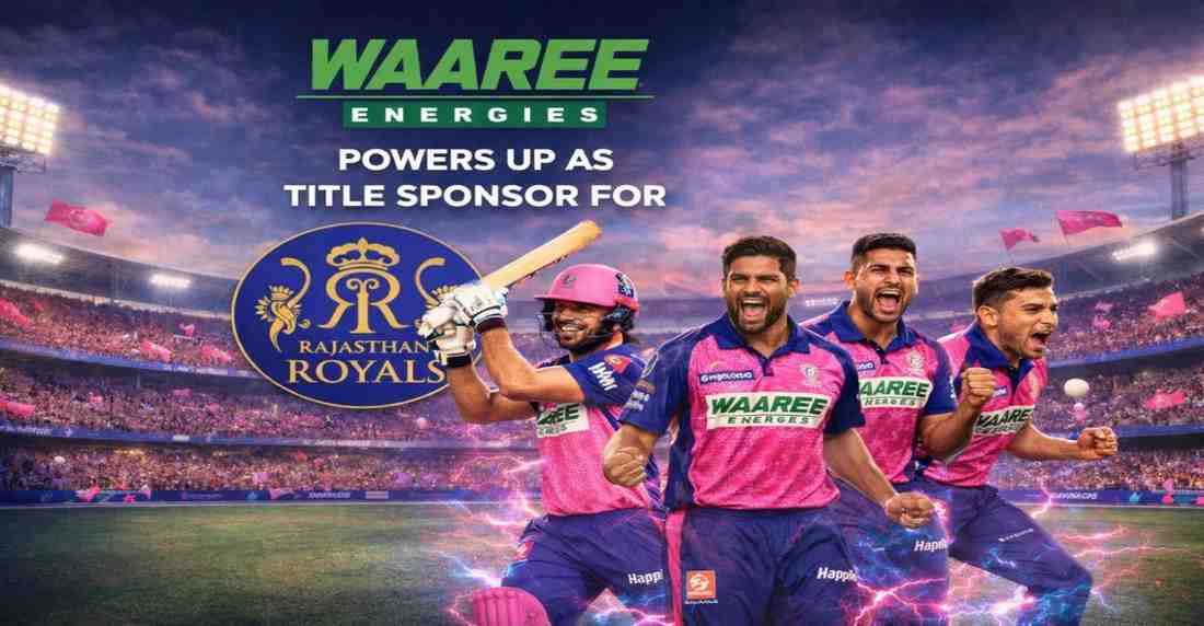 Rajasthan Royals Announce Waaree Energies as New Title Sponsor for IPL 2026: Stock Jumps Over 10% On Wednesday