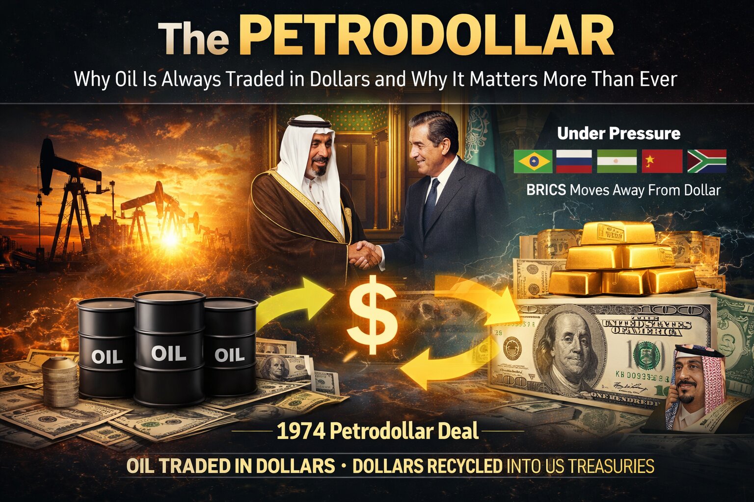 The Petrodollar: Why Oil Is Always Traded in Dollars and Why It Matters More Than Ever