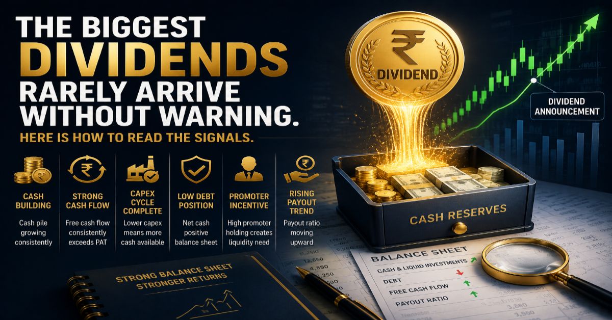 The Biggest Dividends Rarely Arrive Without Warning. Here Is How to Read the Signals