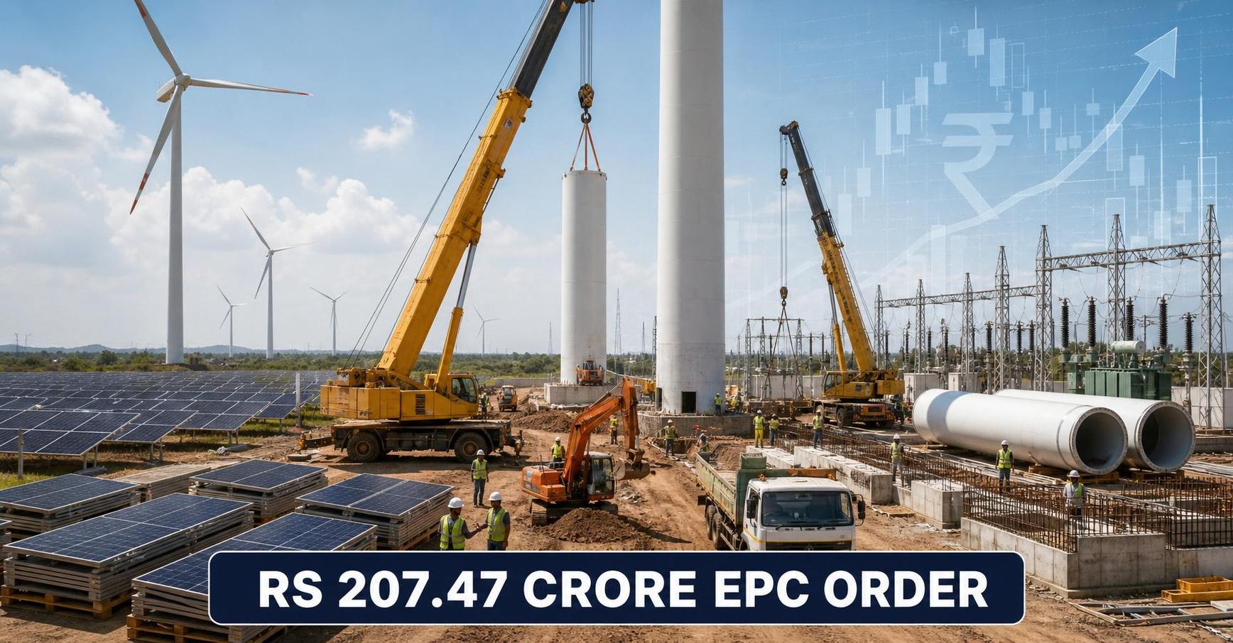 Rs 5,600 Crore Order Book: Infra Engineering Company Secures Rs 207 Crore Hybrid Renewable Energy EPC Contract; FII Stake Rises