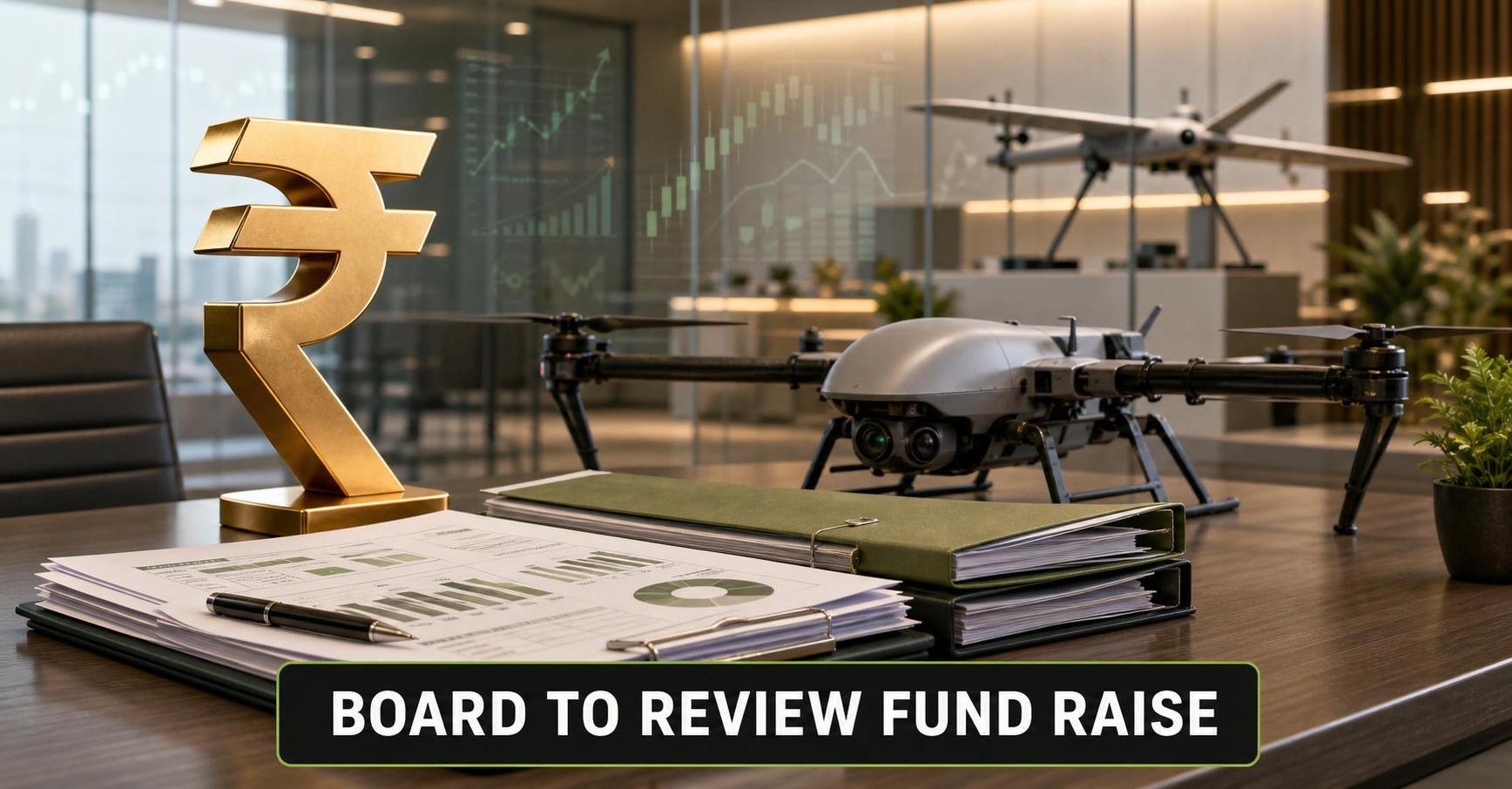 Drone Manufacturer To Consider Fund Raising Through QIP And Other Securities; Board Meeting On June 3