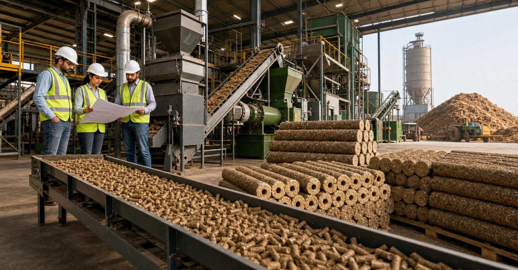 HOMRE Commences Biomass Briquettes And Pellets Manufacturing Operations In Rajasthan