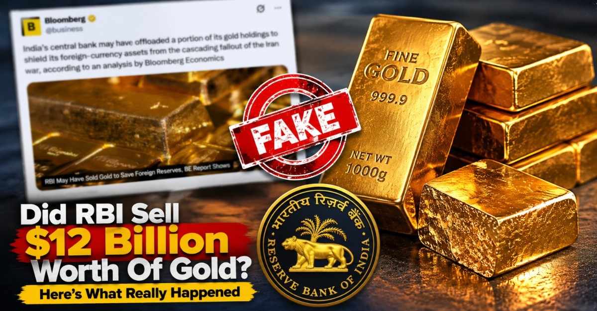 Did RBI Really Sell $12 Billion Worth Of Gold? Here's What Official Data Shows