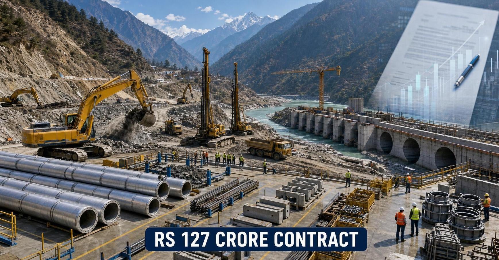 Rs 15,000 Crore Order Book: Infrastructure Company Secures Rs 127 Crore Hydropower Contract In Bhutan; FII Stake Increases