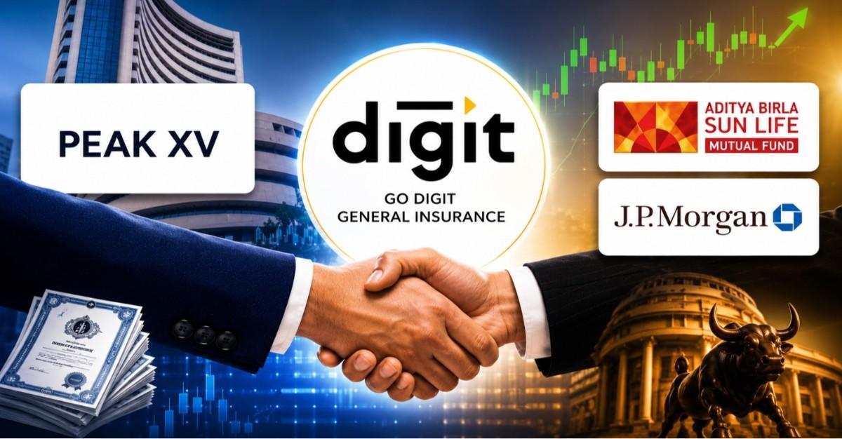 Go Digit Jumps 10% After Peak XV Sells 33.33 Lakh Shares; AB Sun Life And JPMorgan Emerge As Major Buyers In Block Deal