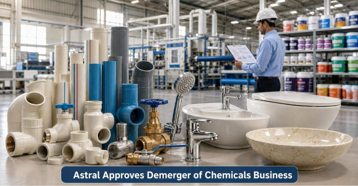 Multibagger Building Materials Major Approves Demerger of Chemicals Business; Share Price Fall 3%