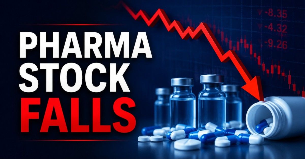Low-Debt Pharmaceutical Stock Falls 9% After Company Discloses Customs Department Investigation Against Senior Official