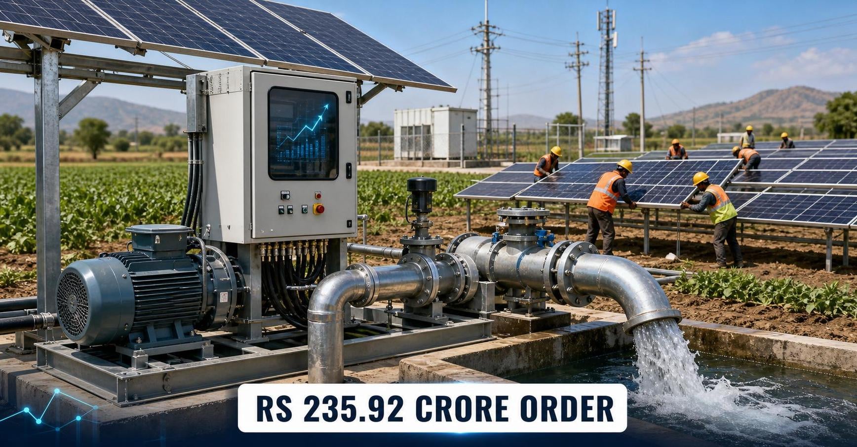 Rs 710 Crore Order Book: Renewable Energy Company Secures Rs 235.92 Crore MSEDCL Order for 10,000 Solar Water Pumps; Shares Jump Upto 4%