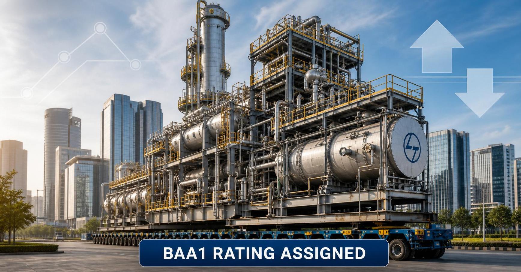 India's Largest Infrastructure Company Secures Moody's Baa1 Rating; Shares Trade Lower