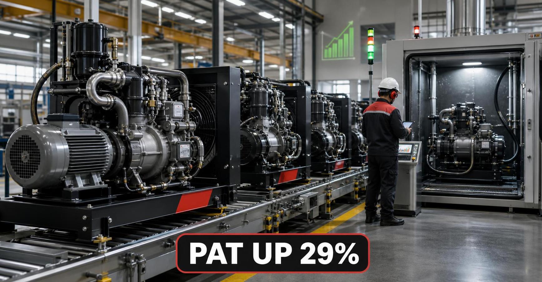 Air Compressor Multibagger Stock Reports Q1 FY27 Results Sales Rise 23%; Share Price Jumps 6%