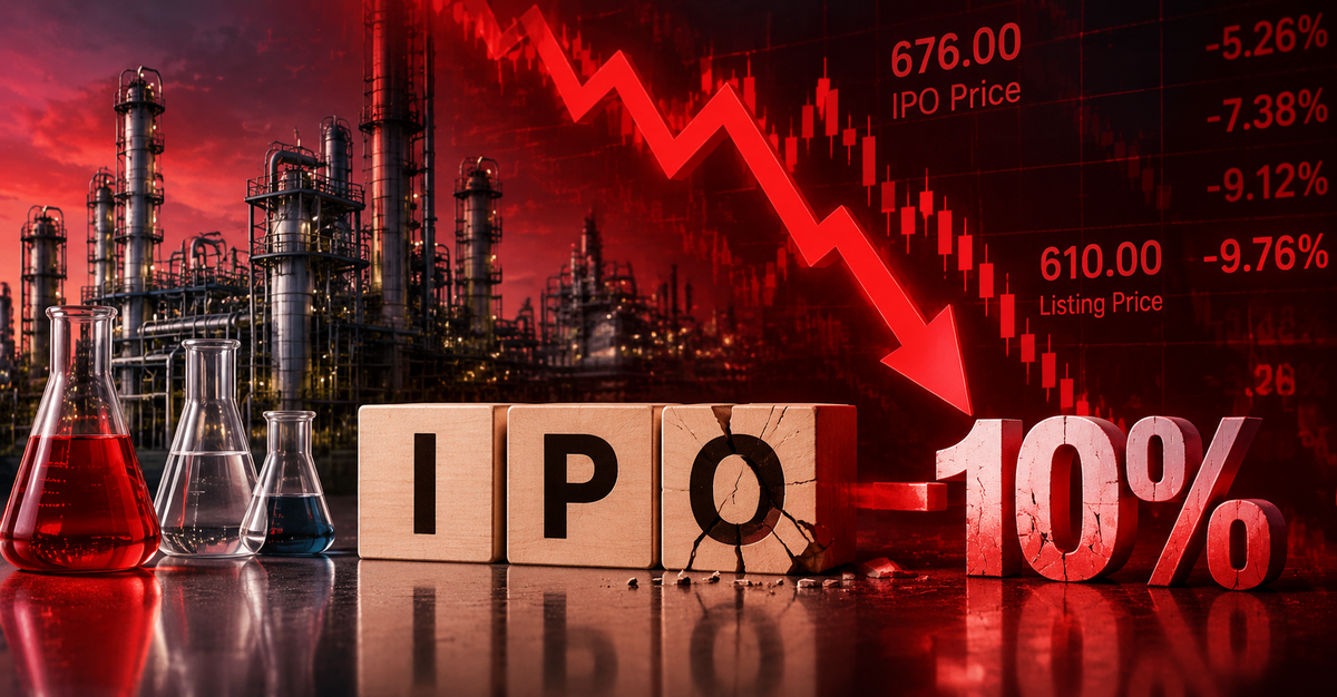 Prasol Chemicals IPO Shock: Stock Lists 10% Below Issue Price, What Should Investors Do Now?