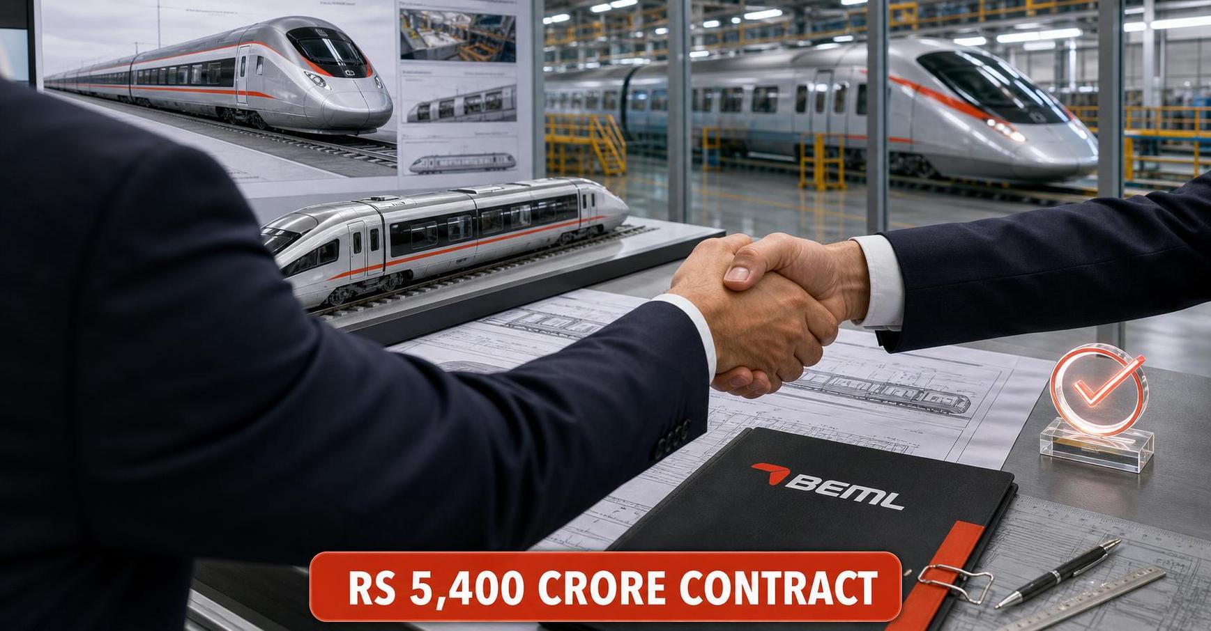 Bullet Train Jackpot: PSU Stock Wins Massive Rs 5,400 Crore High-Speed Rail Contract