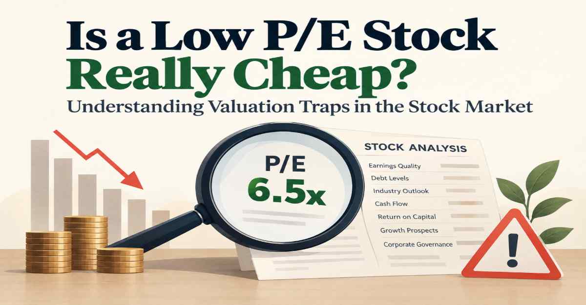 Is a Low P/E Stock Really Cheap? Understanding Valuation Traps in the Stock Market