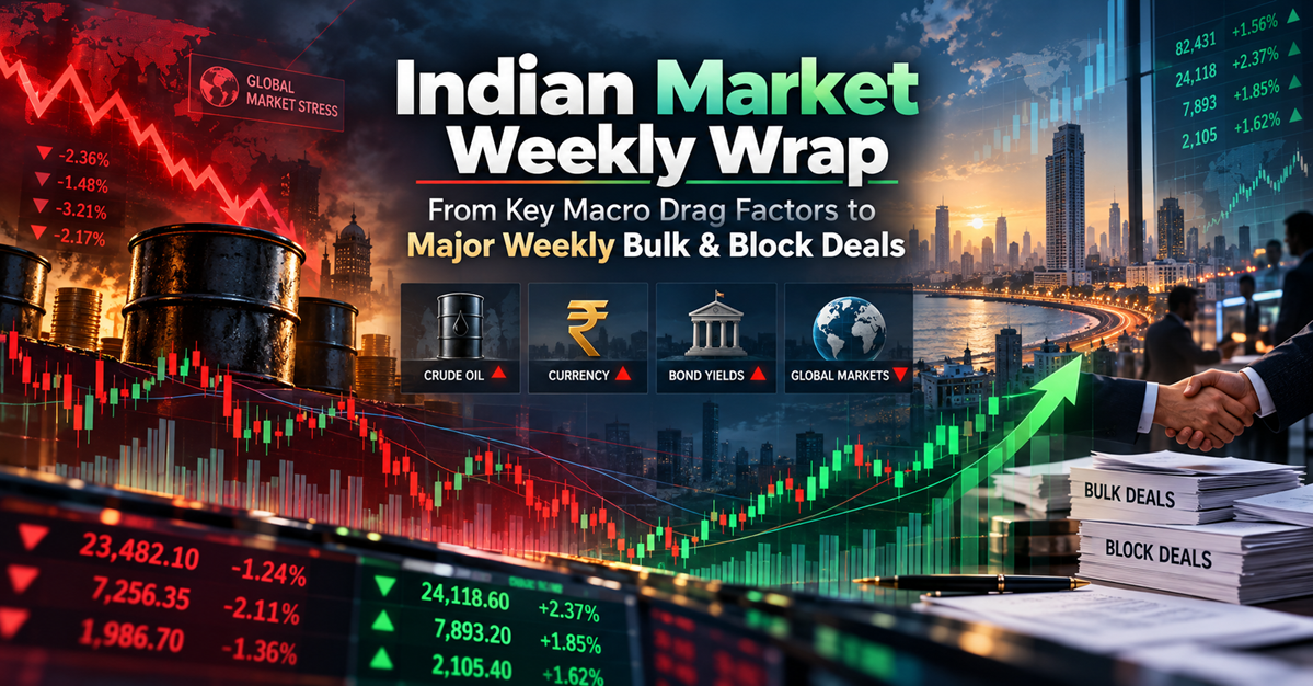 Indian Market Weekly Wrap: From Key Macro Drag Factors to Major Weekly Bulk & Block Deals