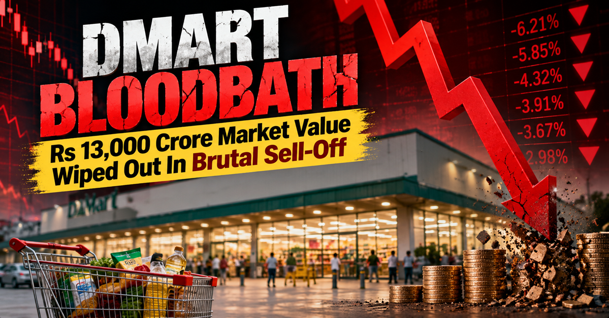 DMart In Freefall: Shares Sink 6% As Investors Panic Over Growth And Valuation