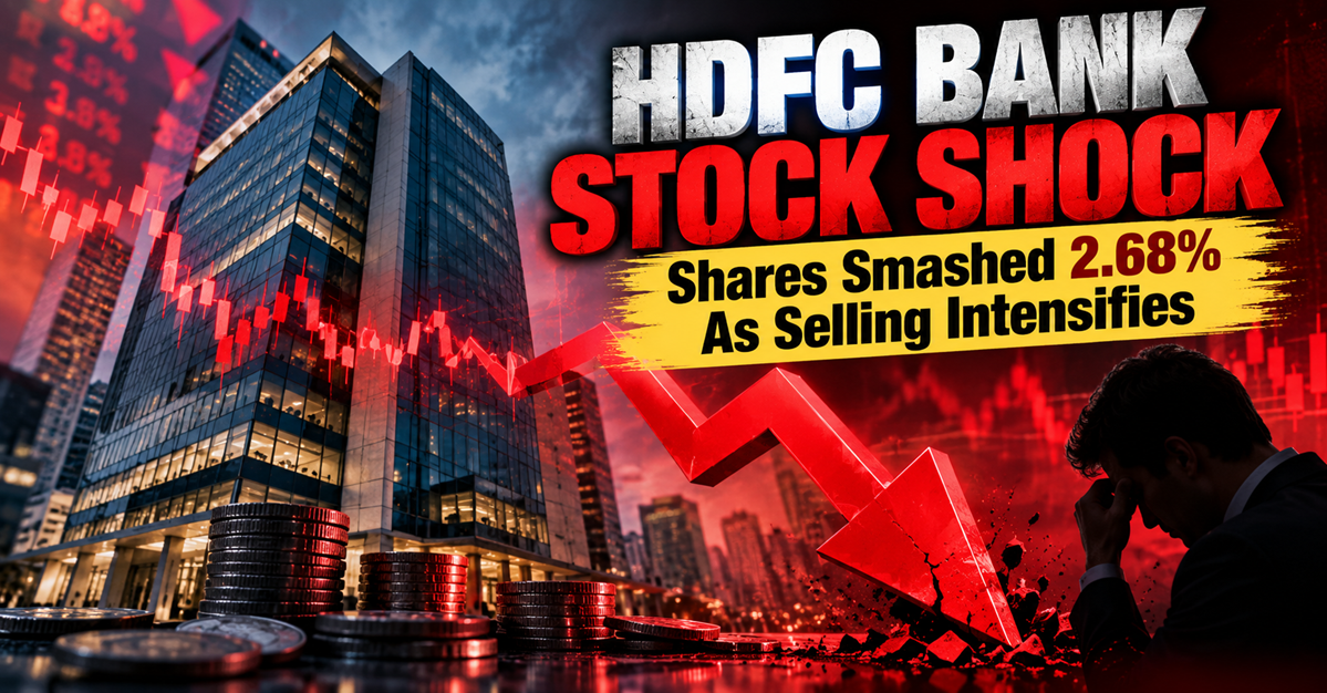 HDFC Bank Hammered: Shares Fall Again As RBI Rate-Hike Fears Shake Investors