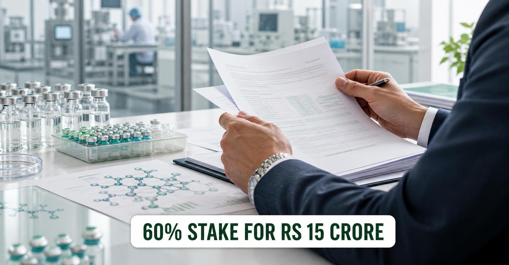 60% Stake Acquired! Small-Cap Pharma Expands Into Complex Injectable Drug Development