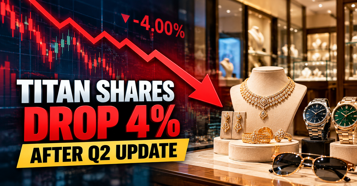 Titan Shares Fall 4%: Jewellery Growth And Festive Demand In Focus