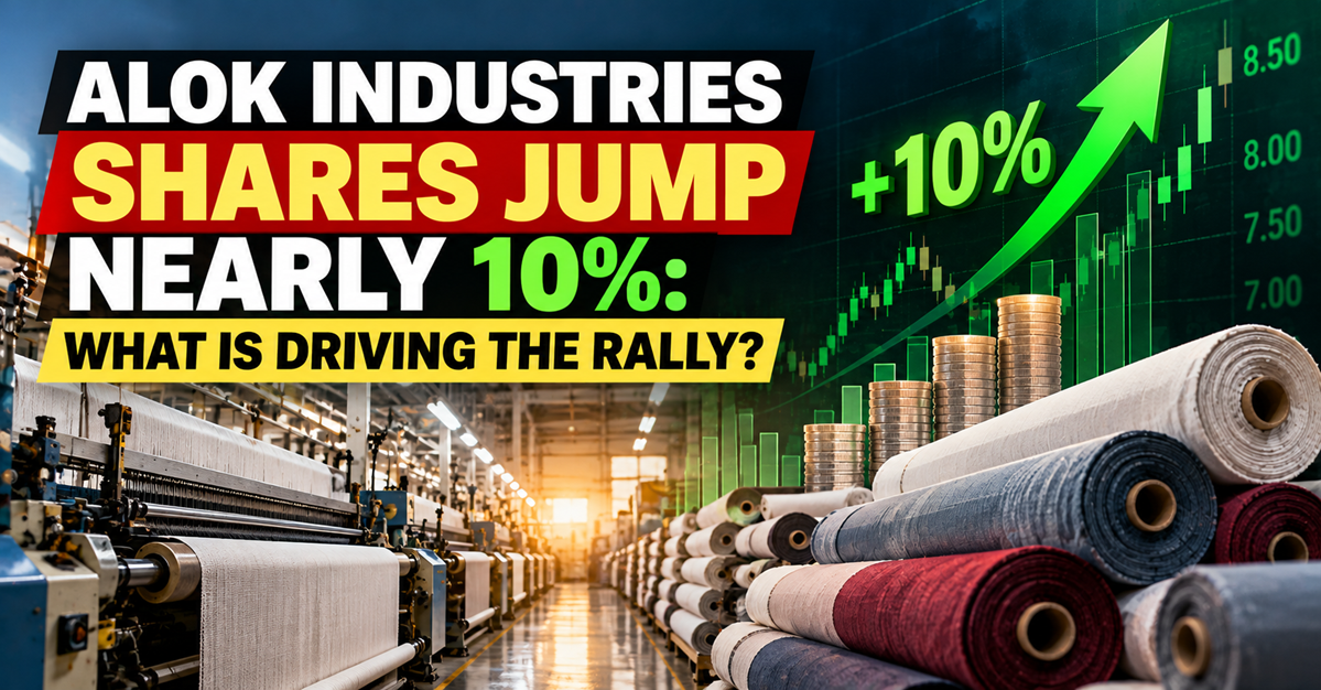 Penny Stock Alok Industries Jumps Nearly 10% As Buying Interest Returns