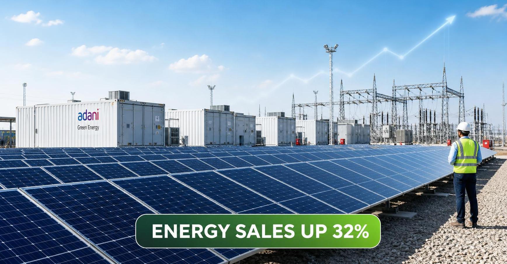 Adani Green Energy sales rise 32 per cent in H1 as Khavda build-out and storage capacity expand