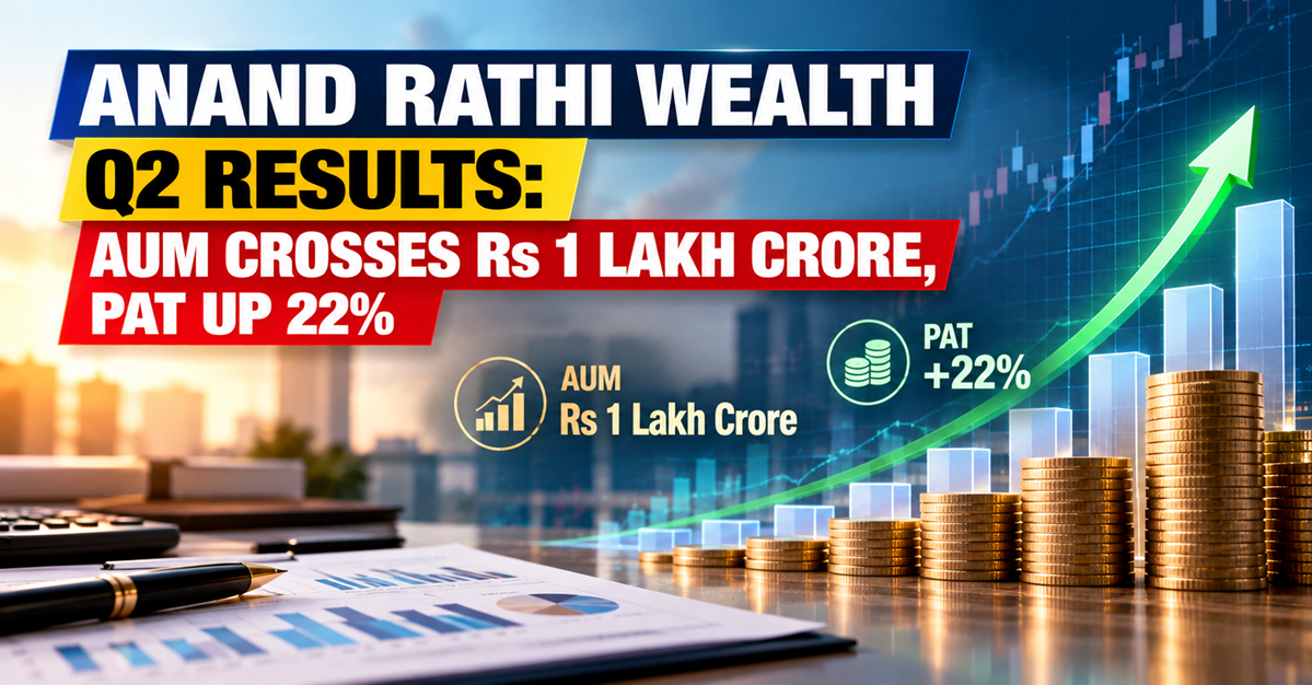 Anand Rathi Wealth Q2 Results: Business PAT Jumps 22%, AUM Crosses Rs 1 Lakh Crore