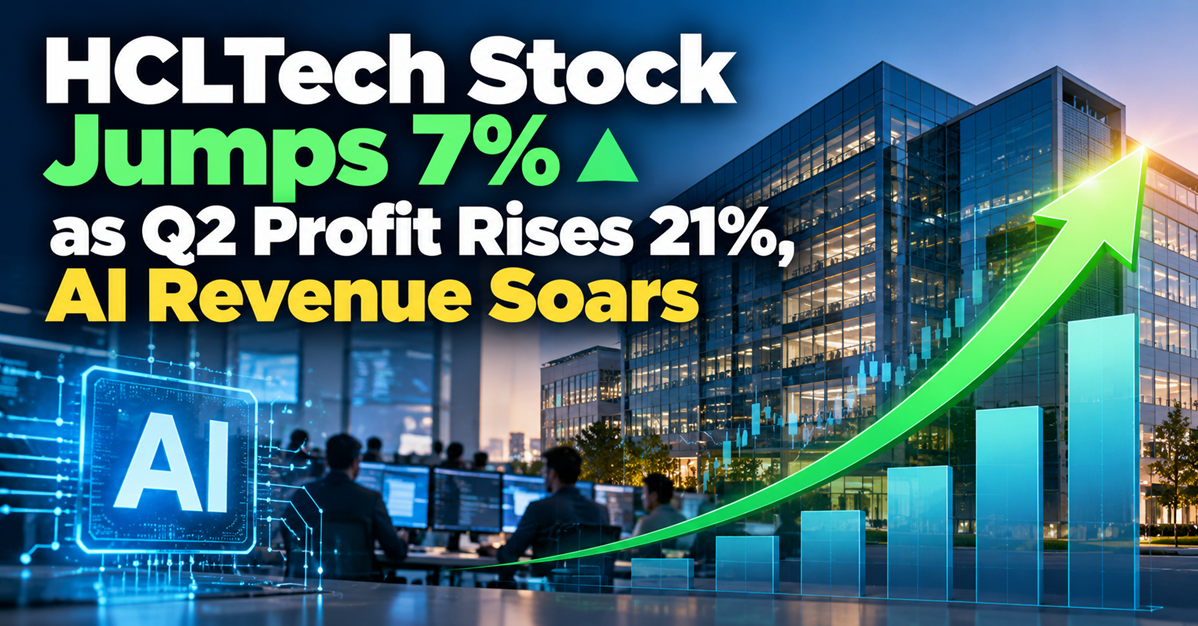 HCLTech Shares Surge 7% After Strong Q2 Results; AI Revenue Jumps 78%