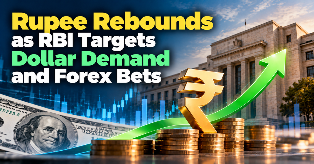 Rupee Surges After RBI Steps In to Curb Dollar Pressure