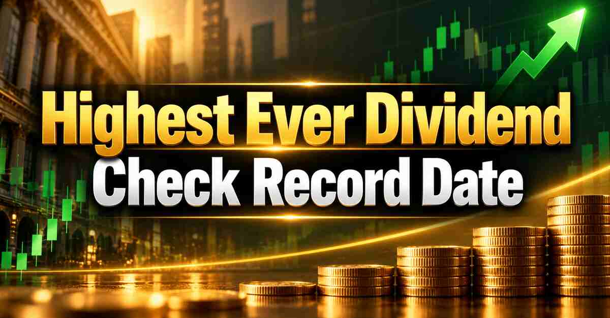 950% Dividend: Highest-Ever Payout Announced by IT Stock, Second Dividend of 2026; Check Record Date