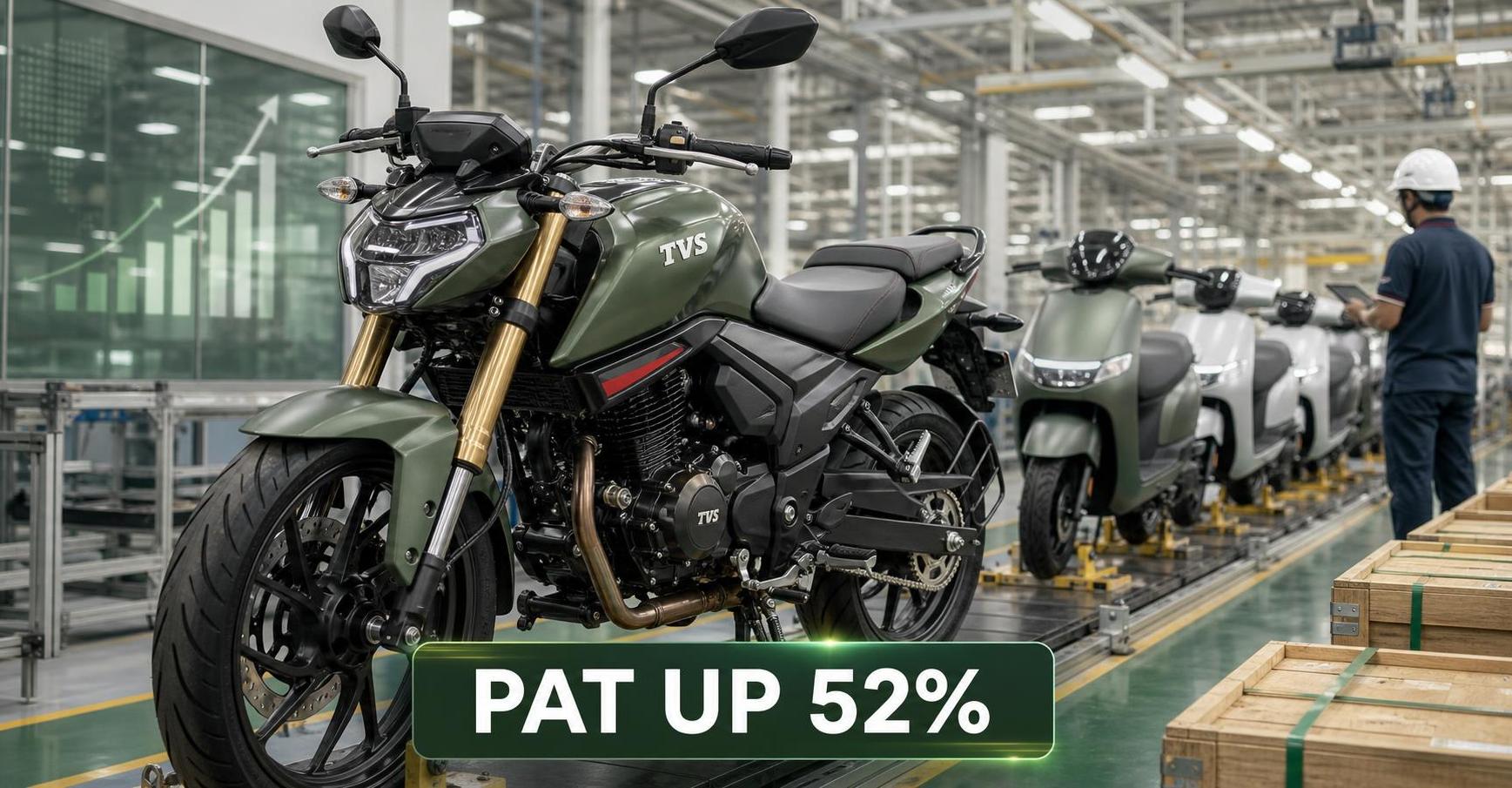 TVS Motor Share Price Rallies as Electric Two-Wheeler Sales More Than Double, Margins Improve; Board Approves Finance Business Demerger
