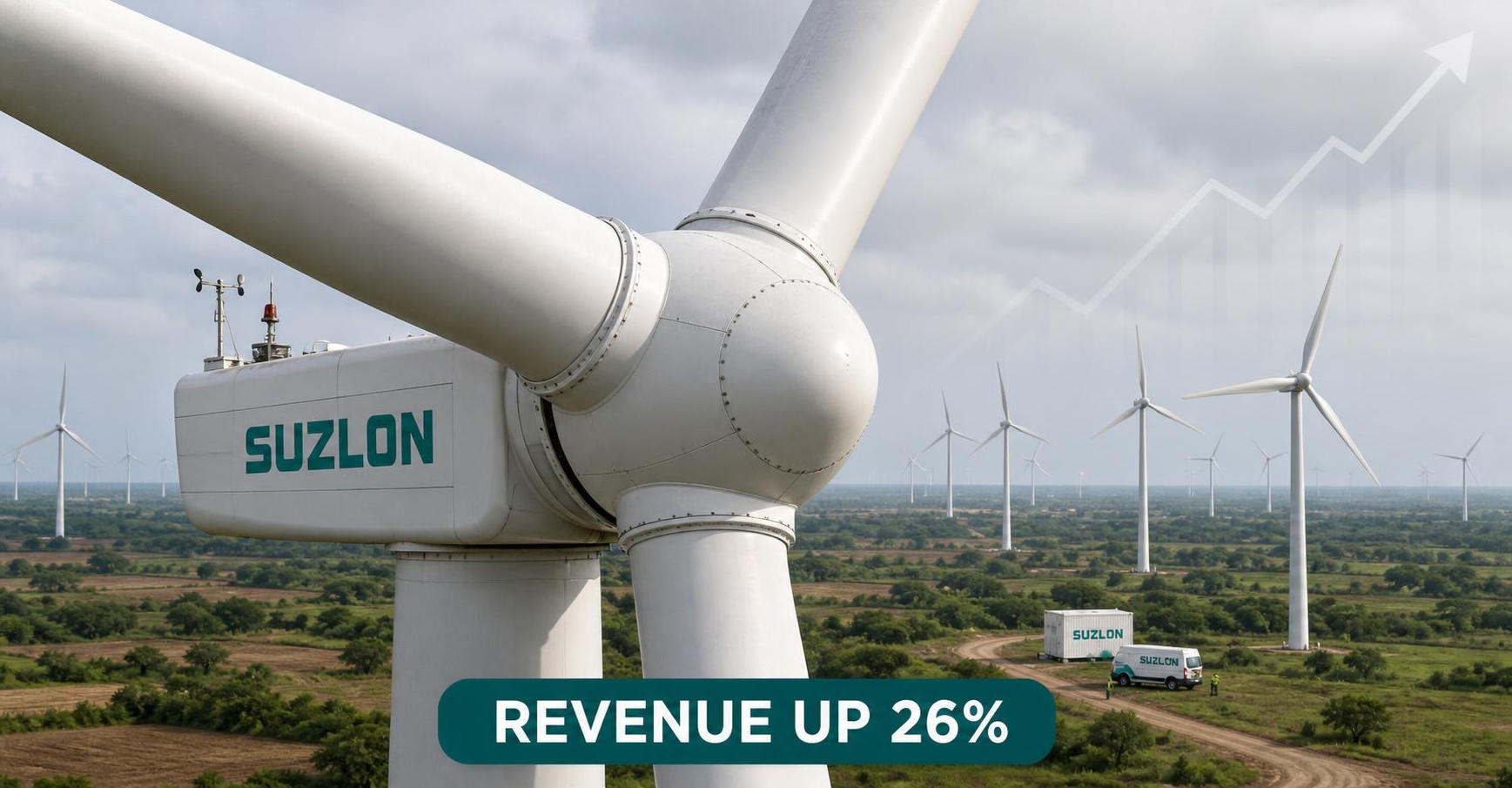 Suzlon Share Price Sees Sharpest Single-Day Fall in 3 Months, Nears 3-Year Low After Q2 Results